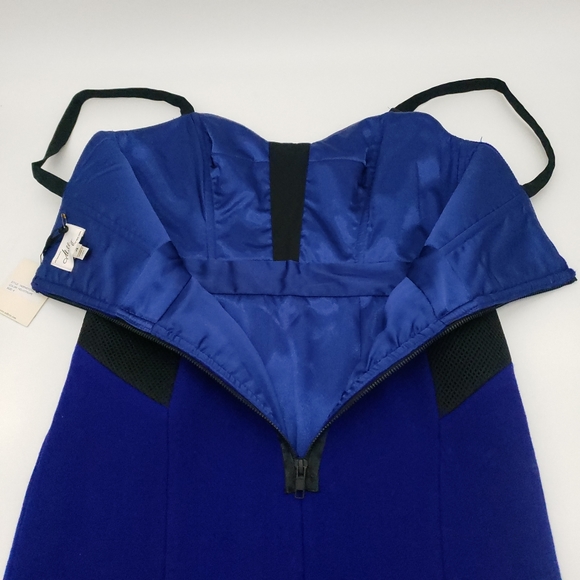 Milly of New York | Woman's Cocktail Dress - Blue Size 4 - Picture 15 of 15